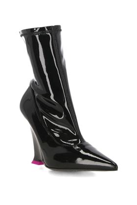 Marla 100mm wedge boots 3Juin | 324W7004S0873997FLUID BLACK